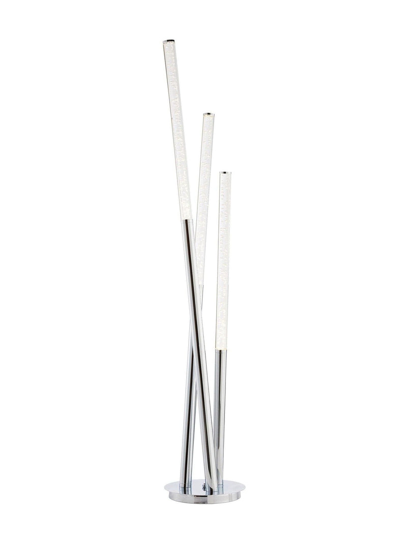 Gallery Home silver crystal floor lamp 140cm, imported from the UK