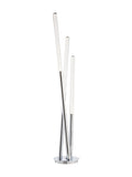 Gallery Home silver crystal floor lamp 140cm, imported from the UK
