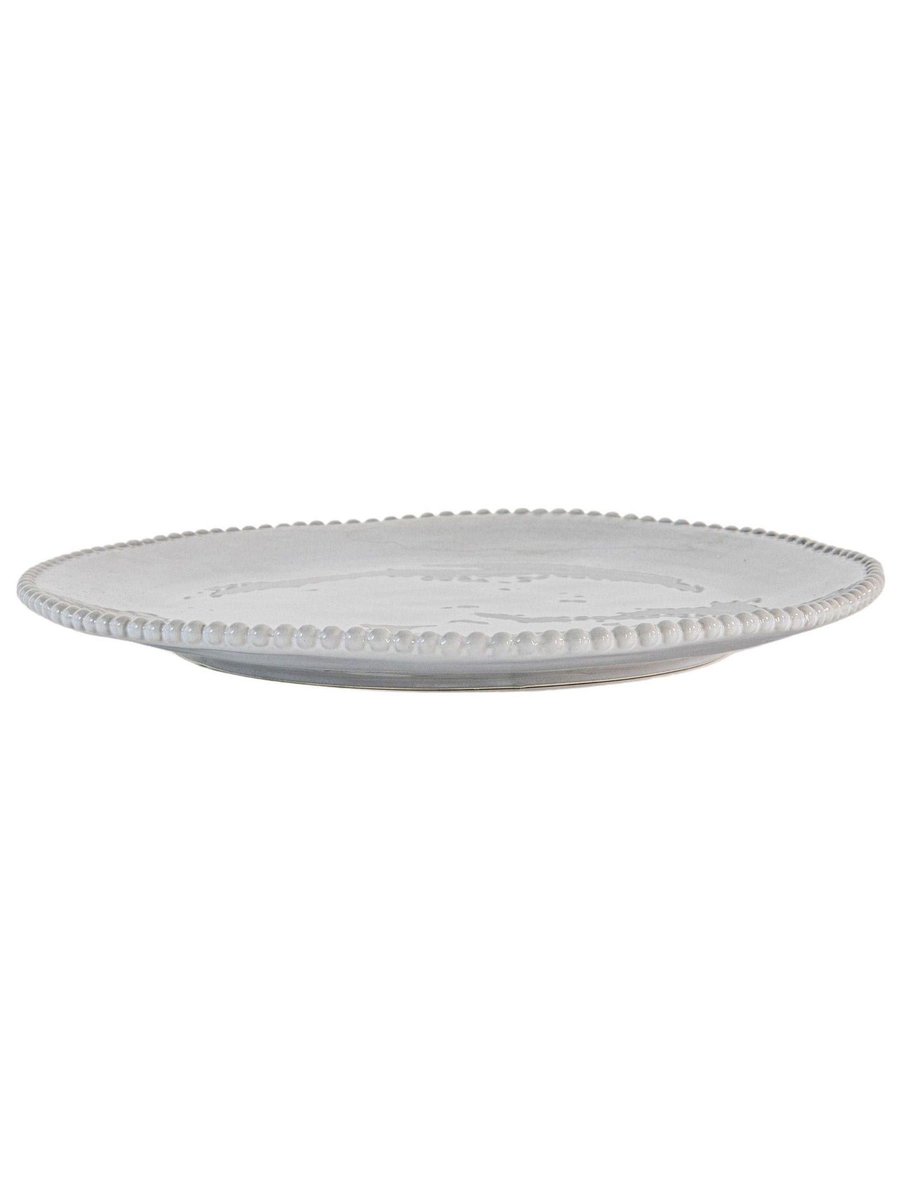 Gallery Home cream beaded dinner plates 4 pack, UK version