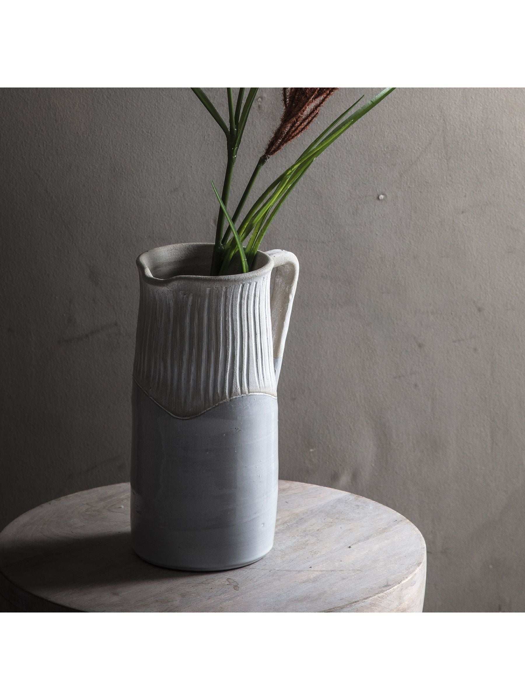 Gallery Home large Modric jug white stoneware, imported from the UK
