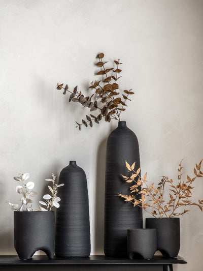 Next Gallery Home Black Monarch Vase- Buy online at McGrocer