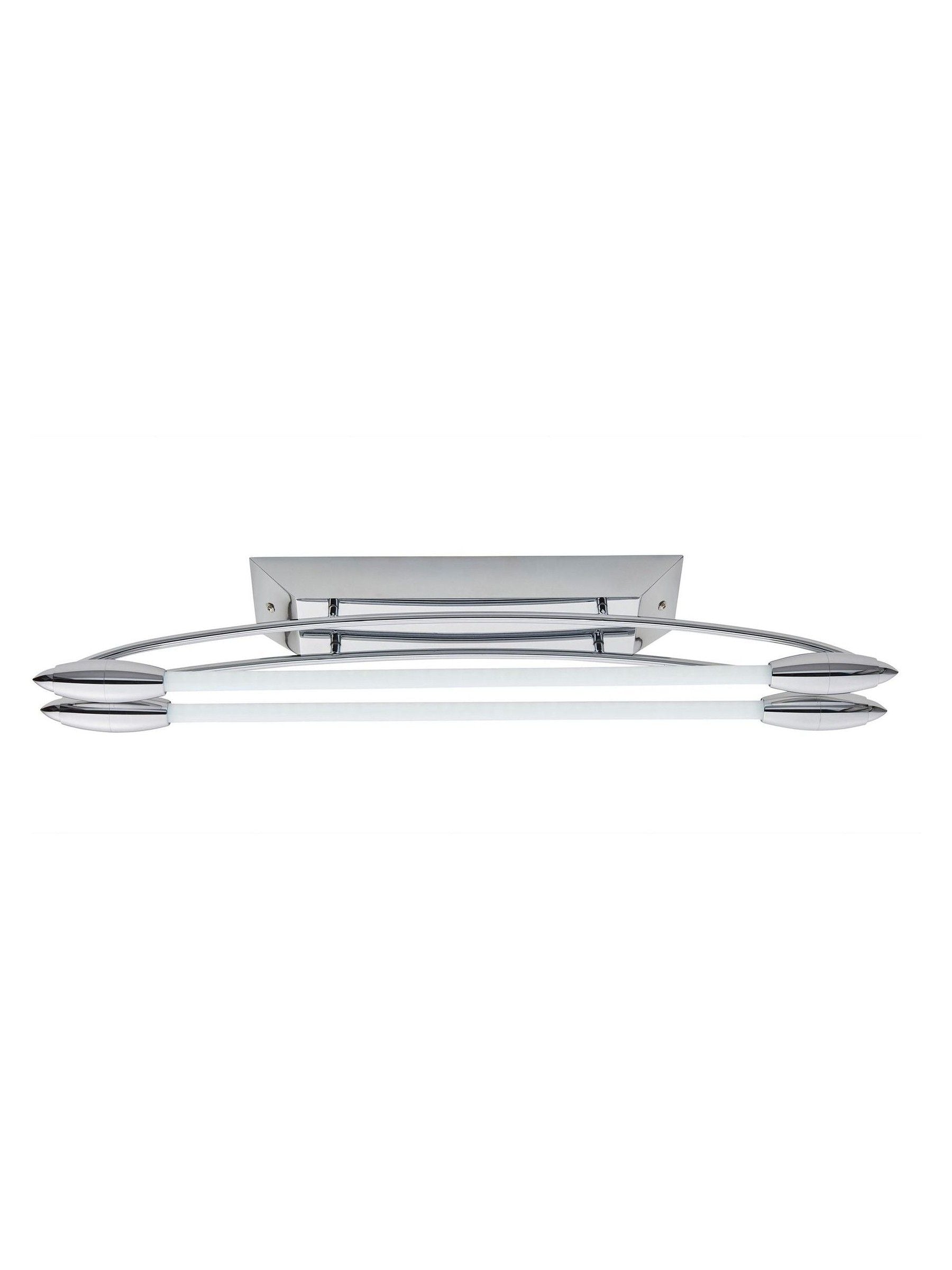 Gallery Home Chrome Harper LED dual ceiling light, imported from the UK
