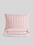 Pink Cherry Bow duvet cover and pillowcase set, imported from the UK
