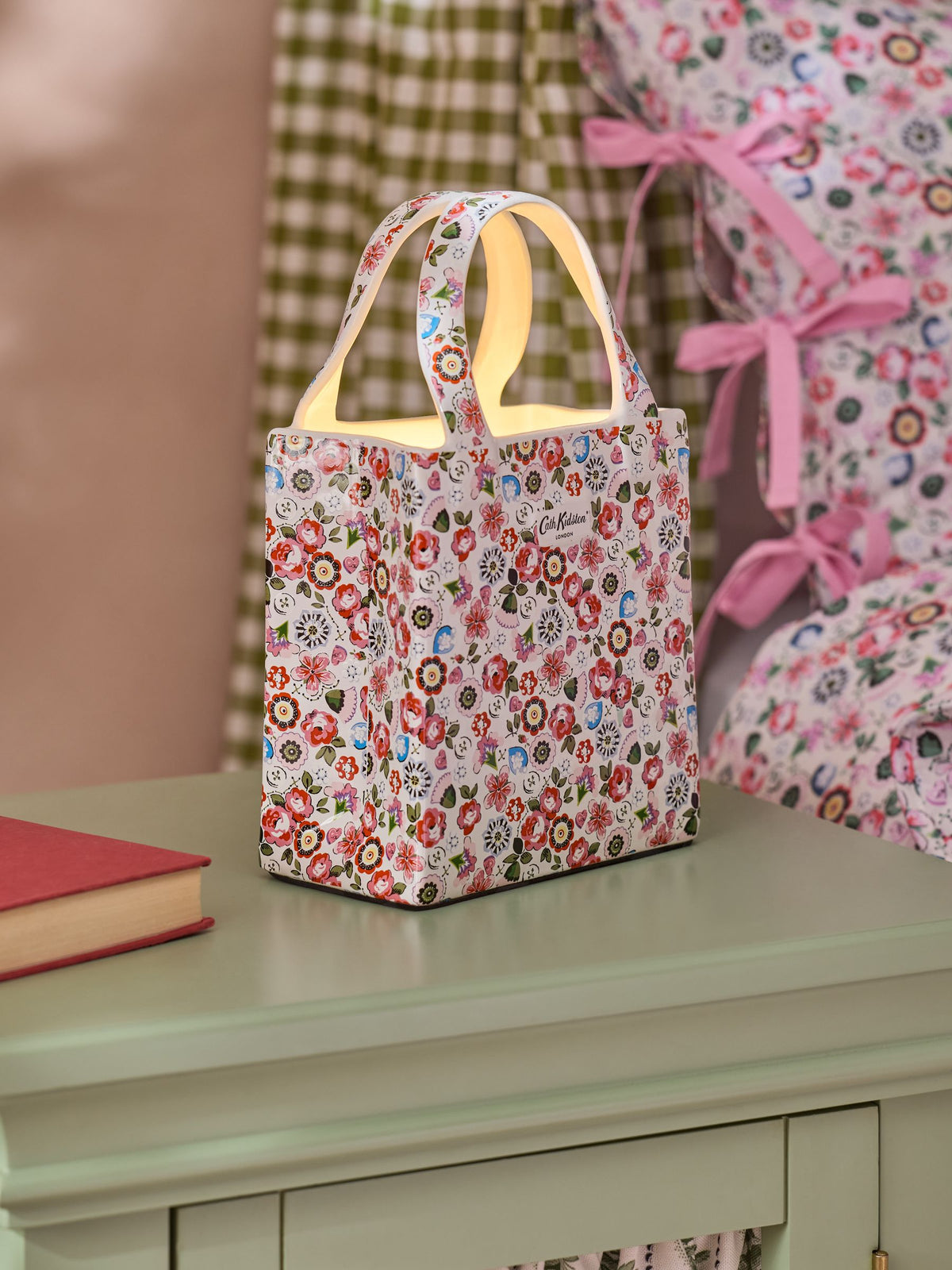 Cath Kidston handbag table lamp 27cm - British product