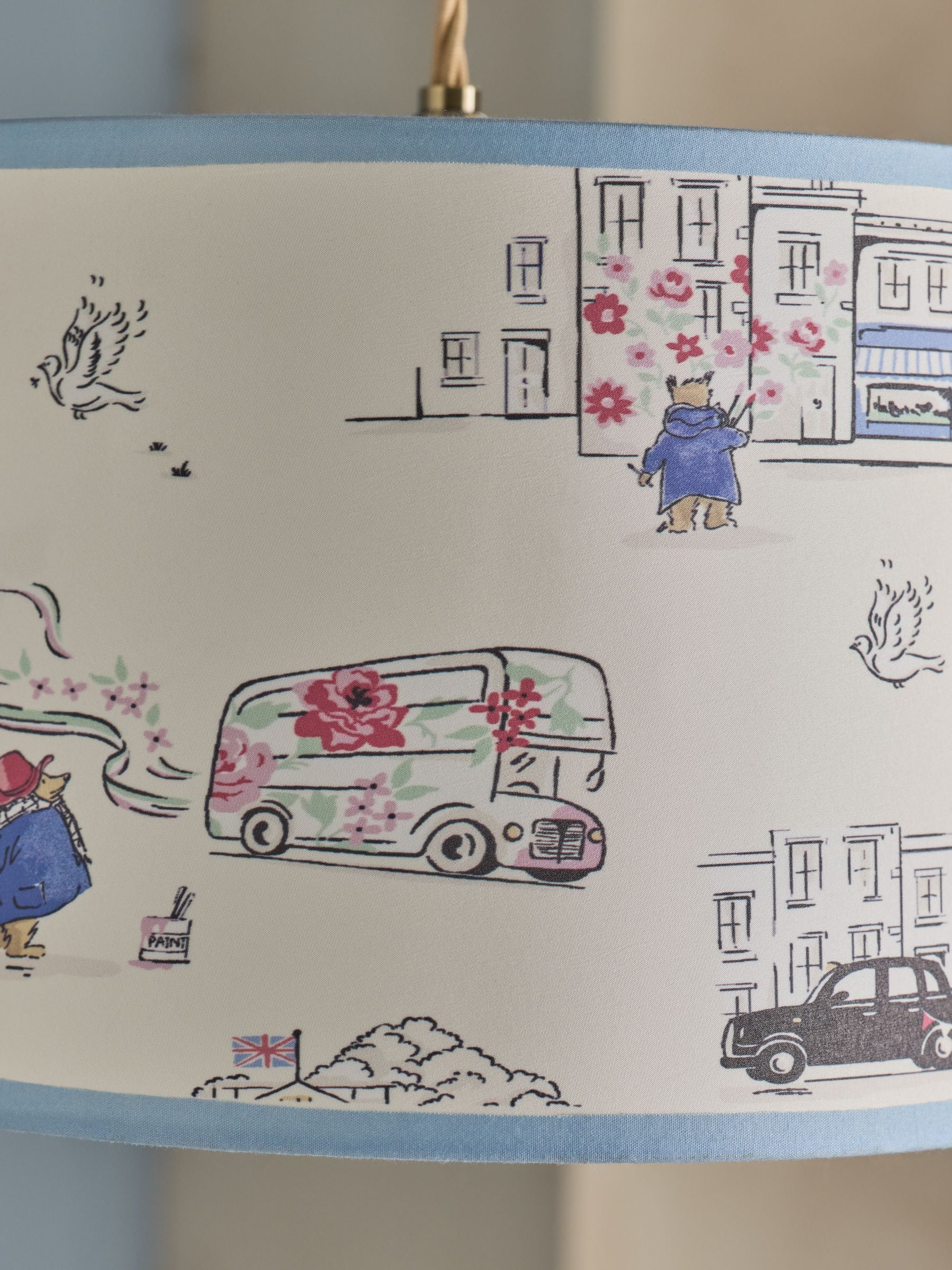 Cath Kidston Paddington Bear drum lampshade (British brand)