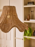 Nina Campbell Frances rattan ceiling light shade 49cm - British product