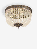 Shabby Chic Lilian glass beaded chandelier, imported from the UK