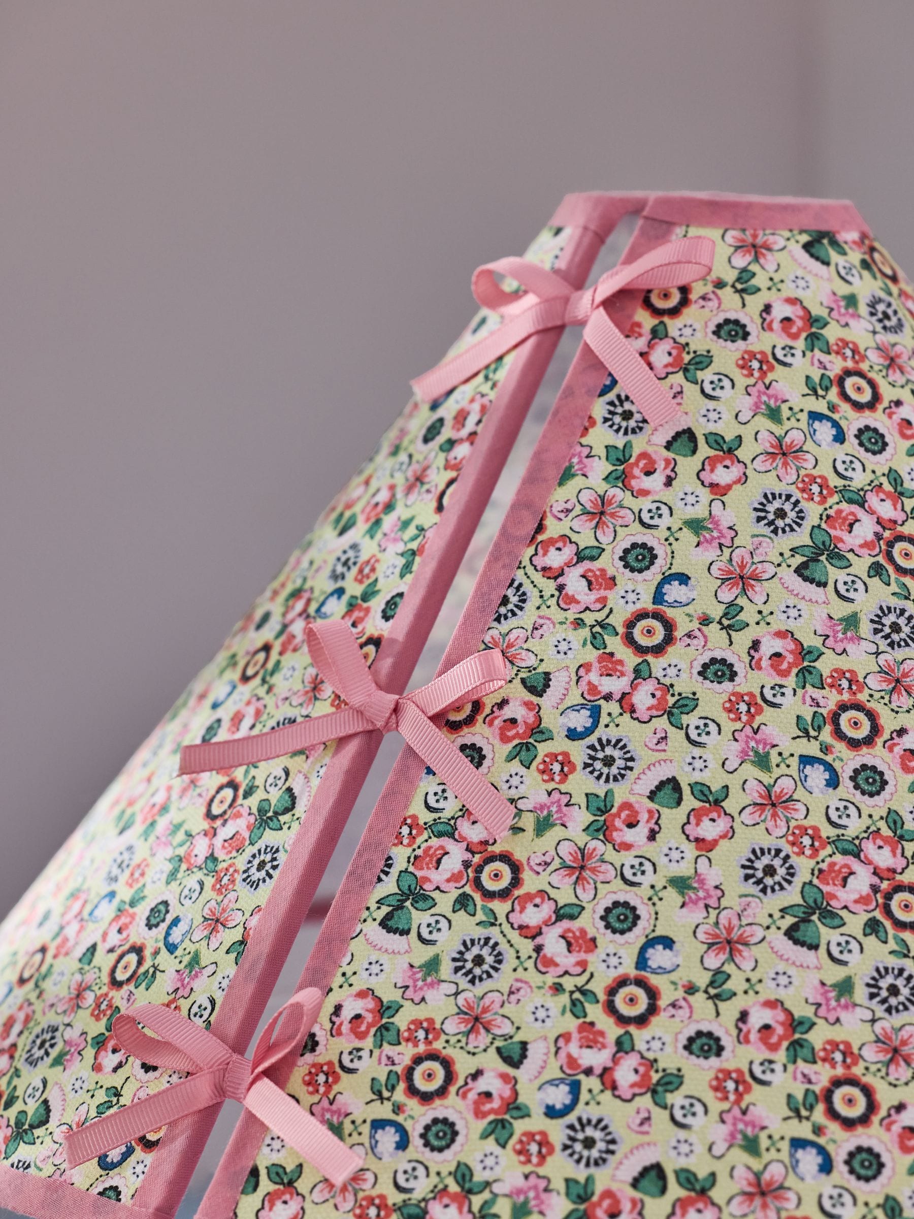 Cath Kidston pink bow shade table lamp, imported from the UK