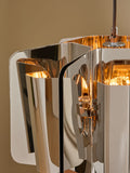 MADE.COM Silver Draper pendant light - British brand
