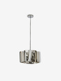 MADE.COM Silver Draper pendant light - British brand