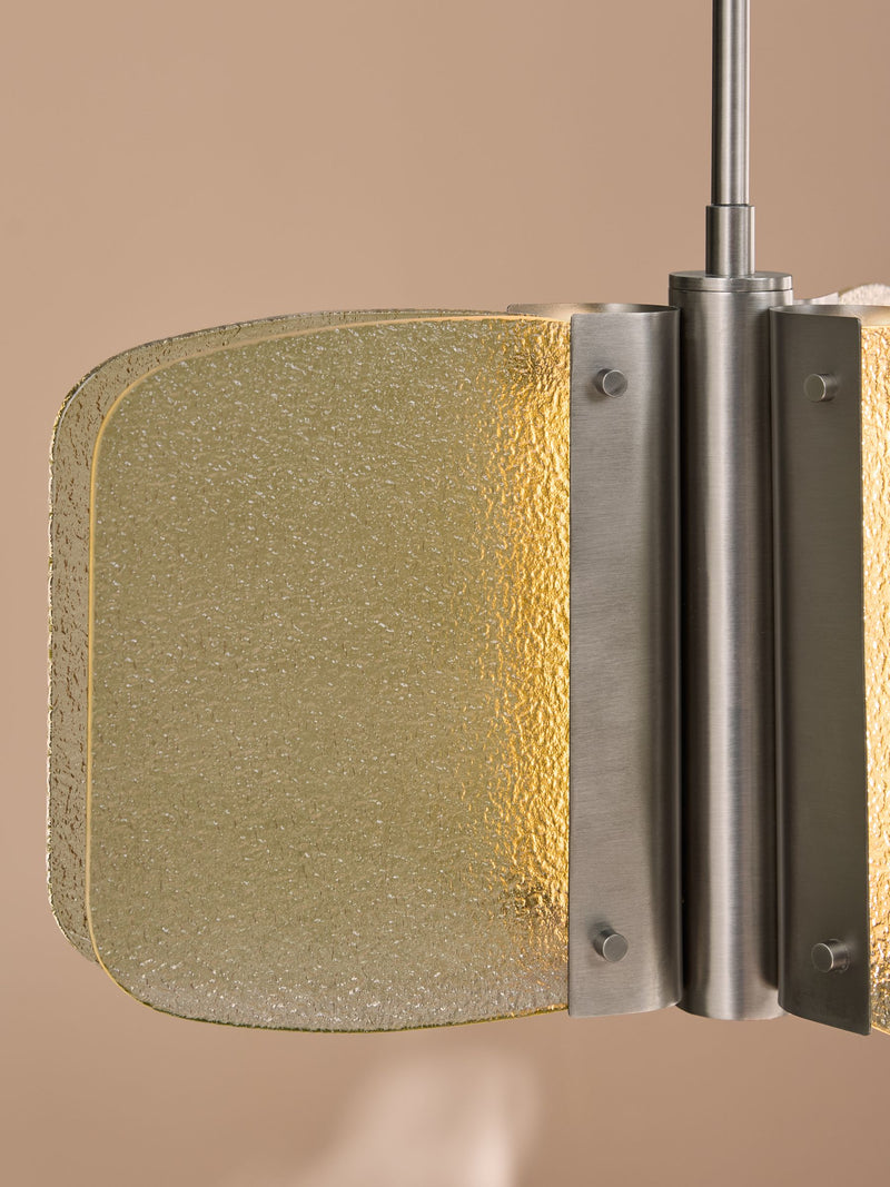 Made.com Sacha green glass pendant light, imported from the UK