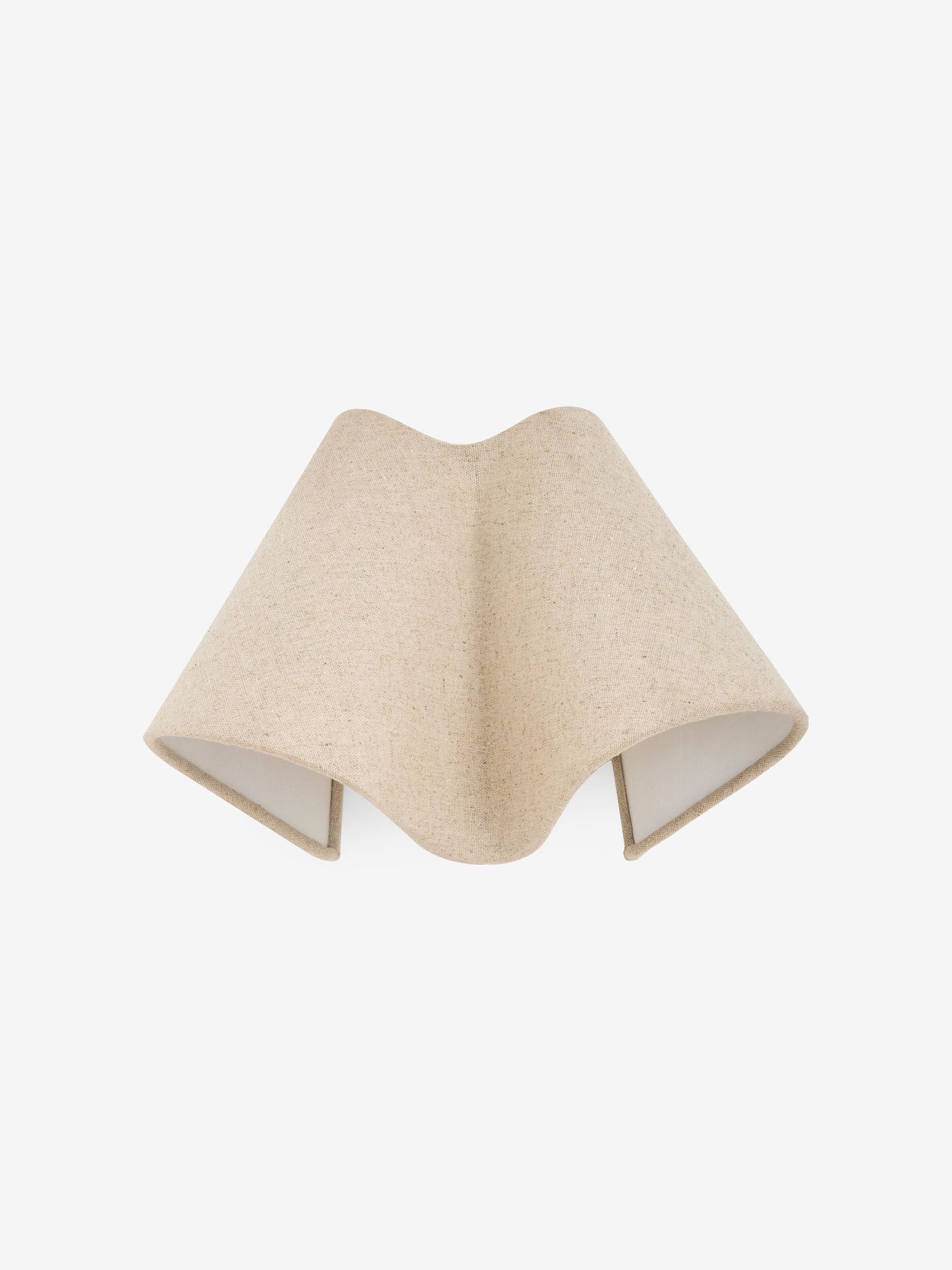 MADE.COM Cream Caspian wall light 19.5x16cm - British product