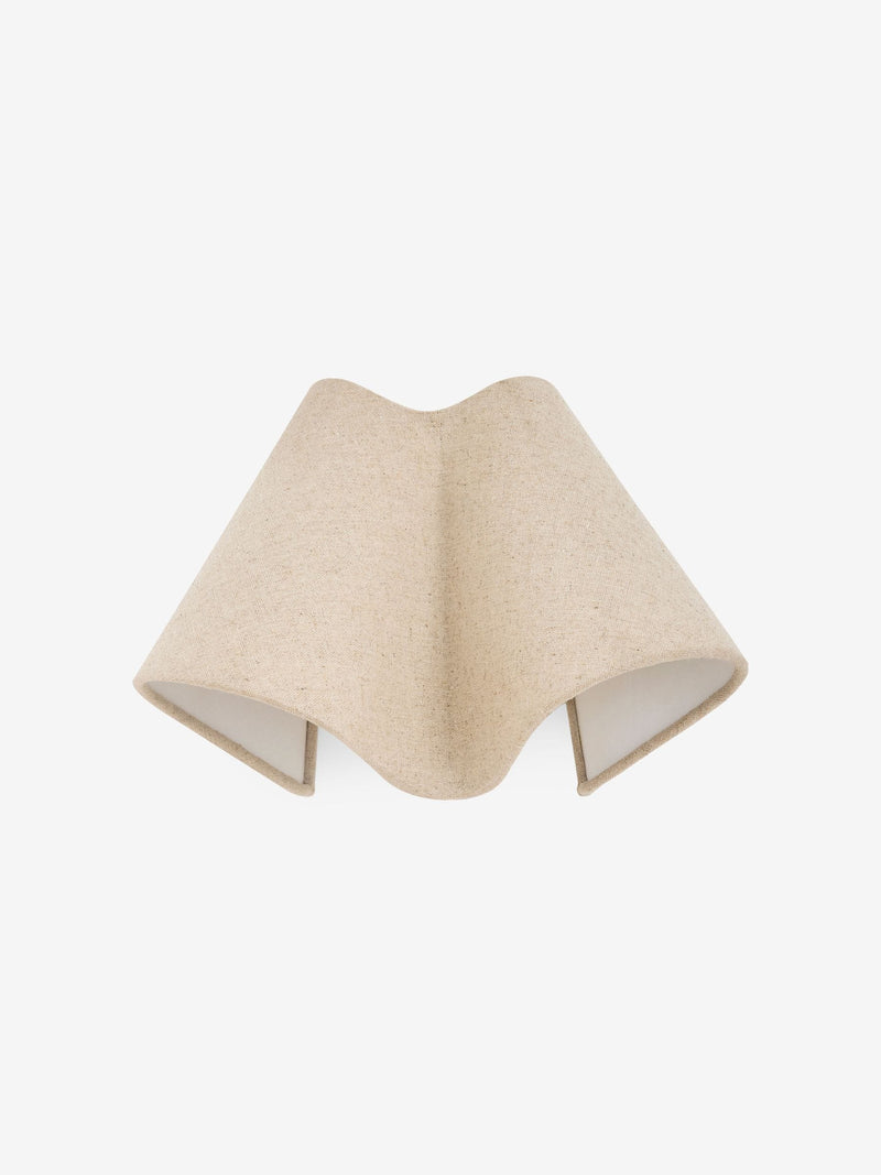 MADE.COM Cream Caspian wall light 19.5x16cm - British product