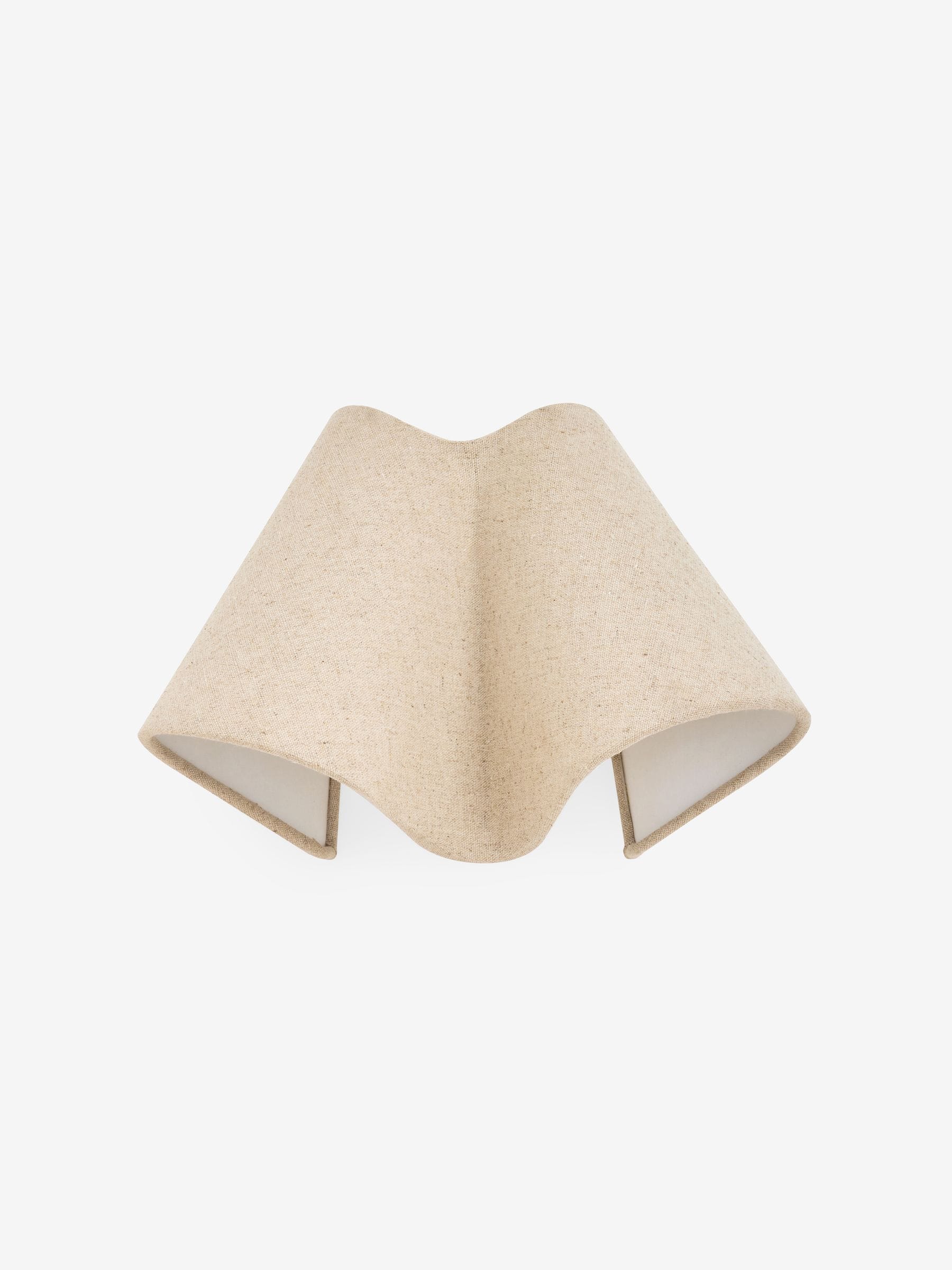 MADE.COM Cream Caspian wall light 19.5x16cm - British product