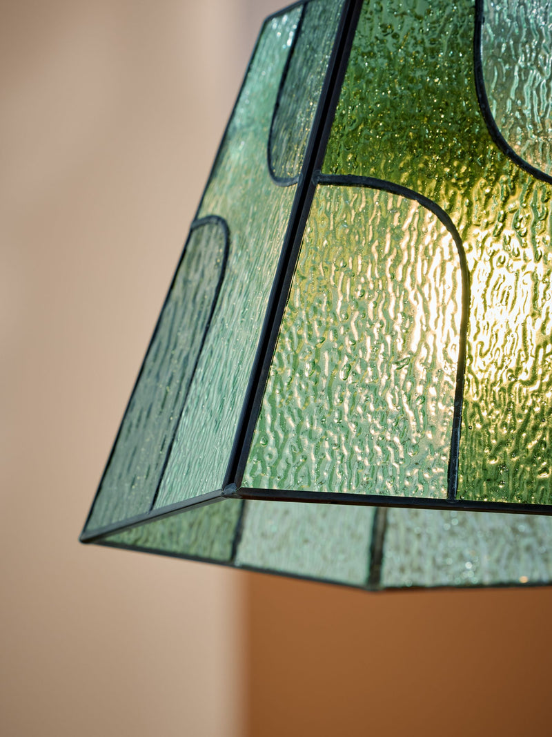 MADE.COM Delmar green easyfit lamp shade - British product