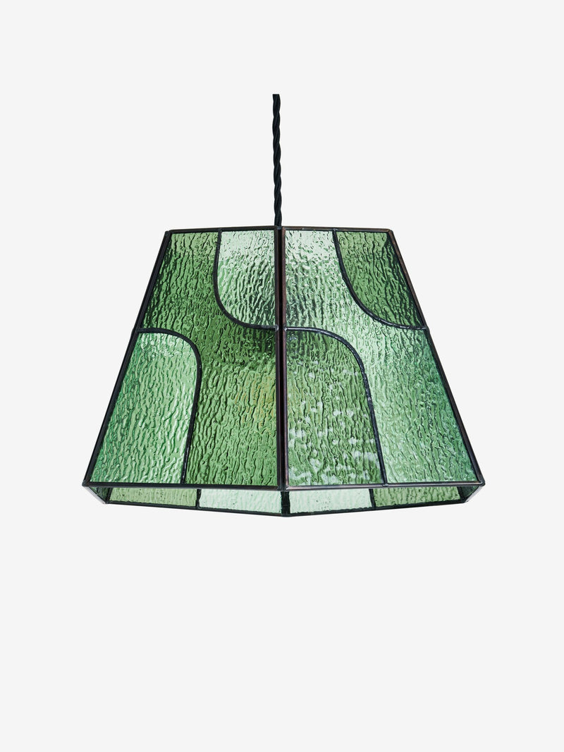 MADE.COM Delmar green easyfit lamp shade - British product