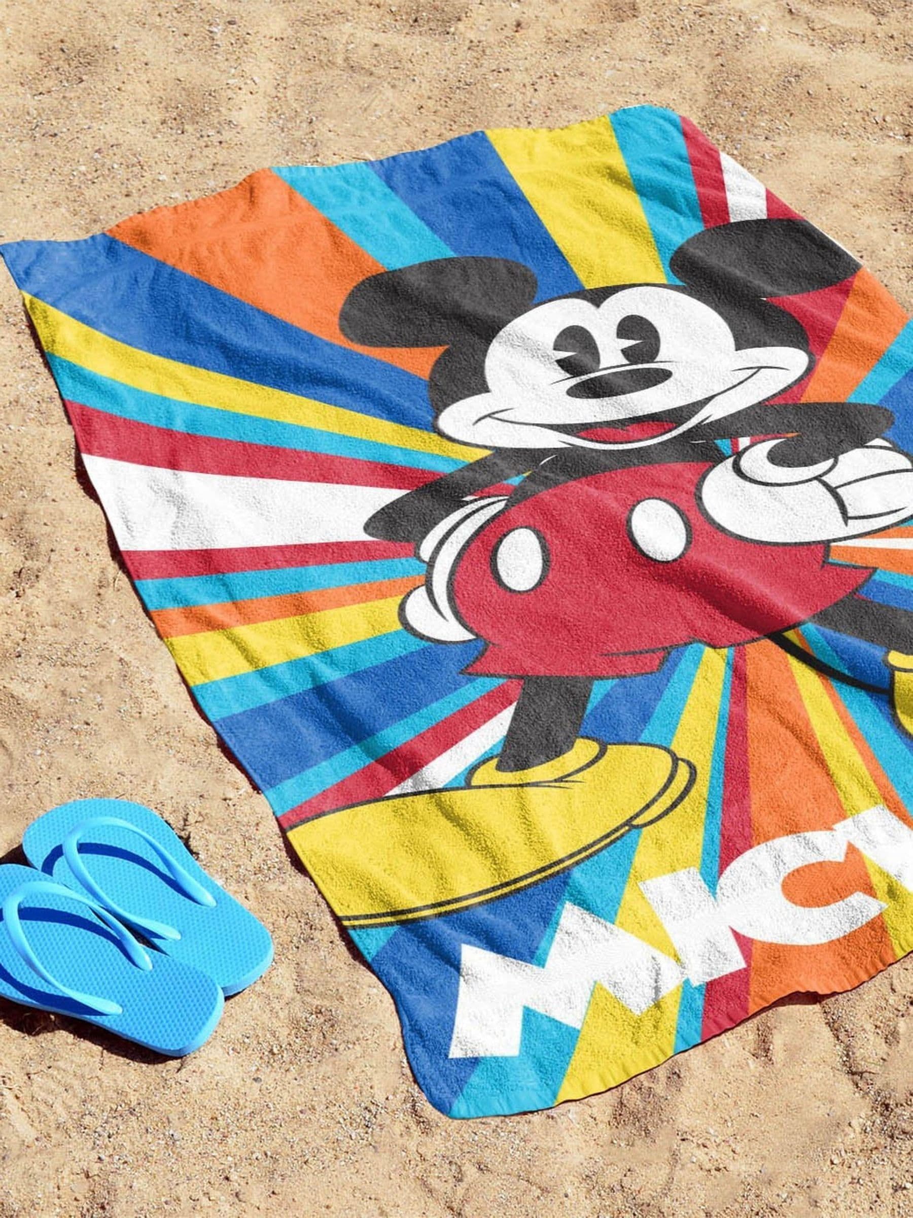 Jay Franco Disney Mickey Mouse cotton beach towel 71x147cm, UK version