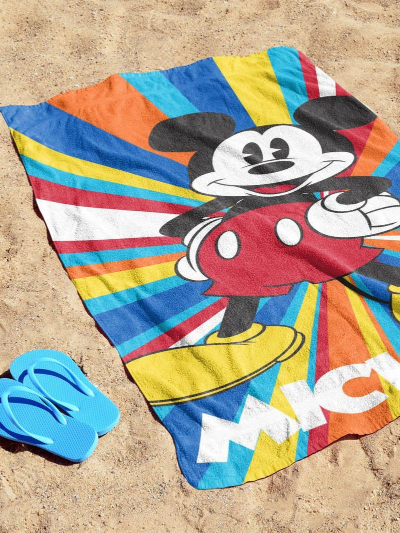 Jay Franco Disney Mickey Mouse cotton beach towel 71x147cm, UK version