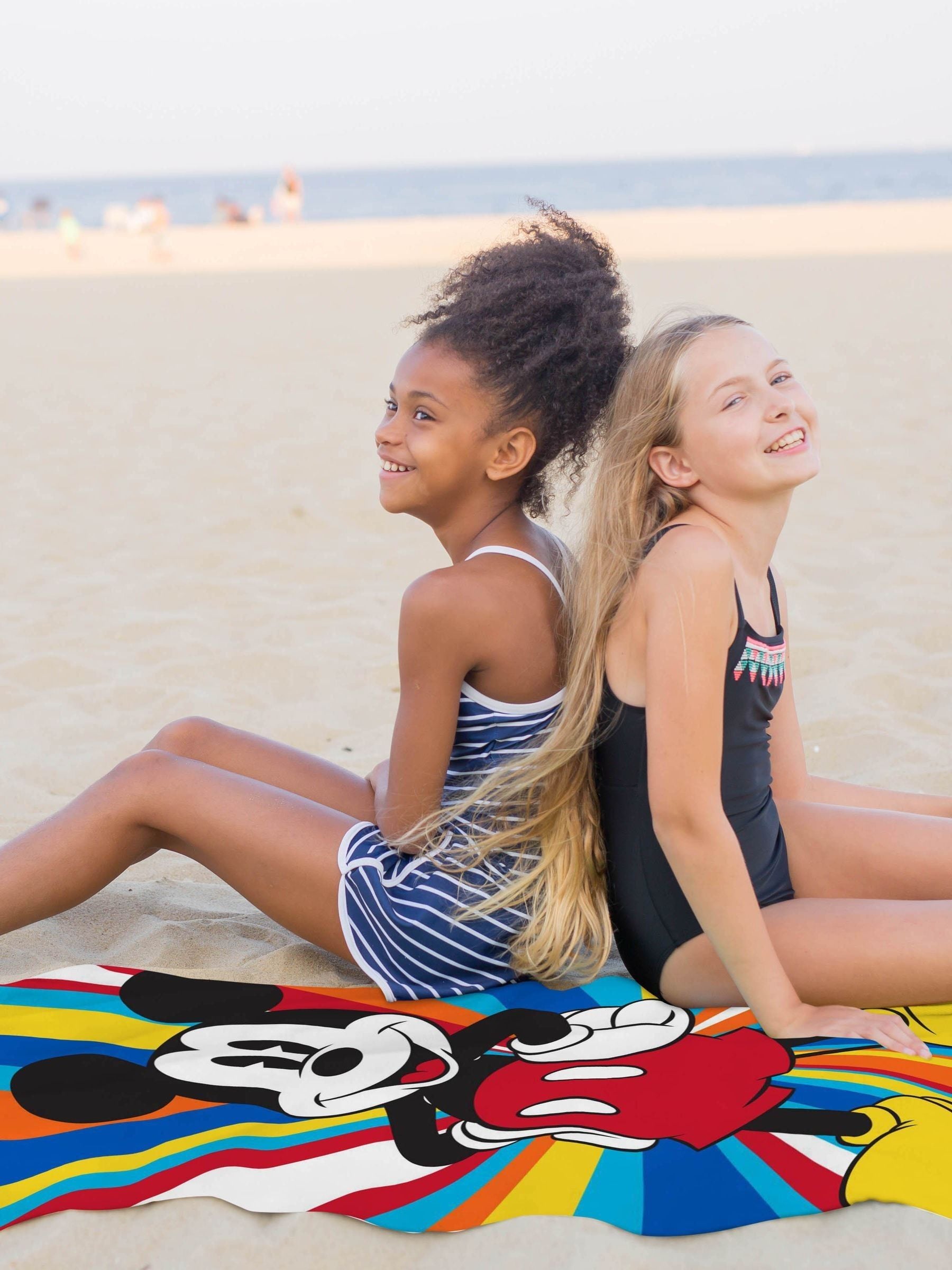 Jay Franco Disney Mickey Mouse cotton beach towel 71x147cm, UK version