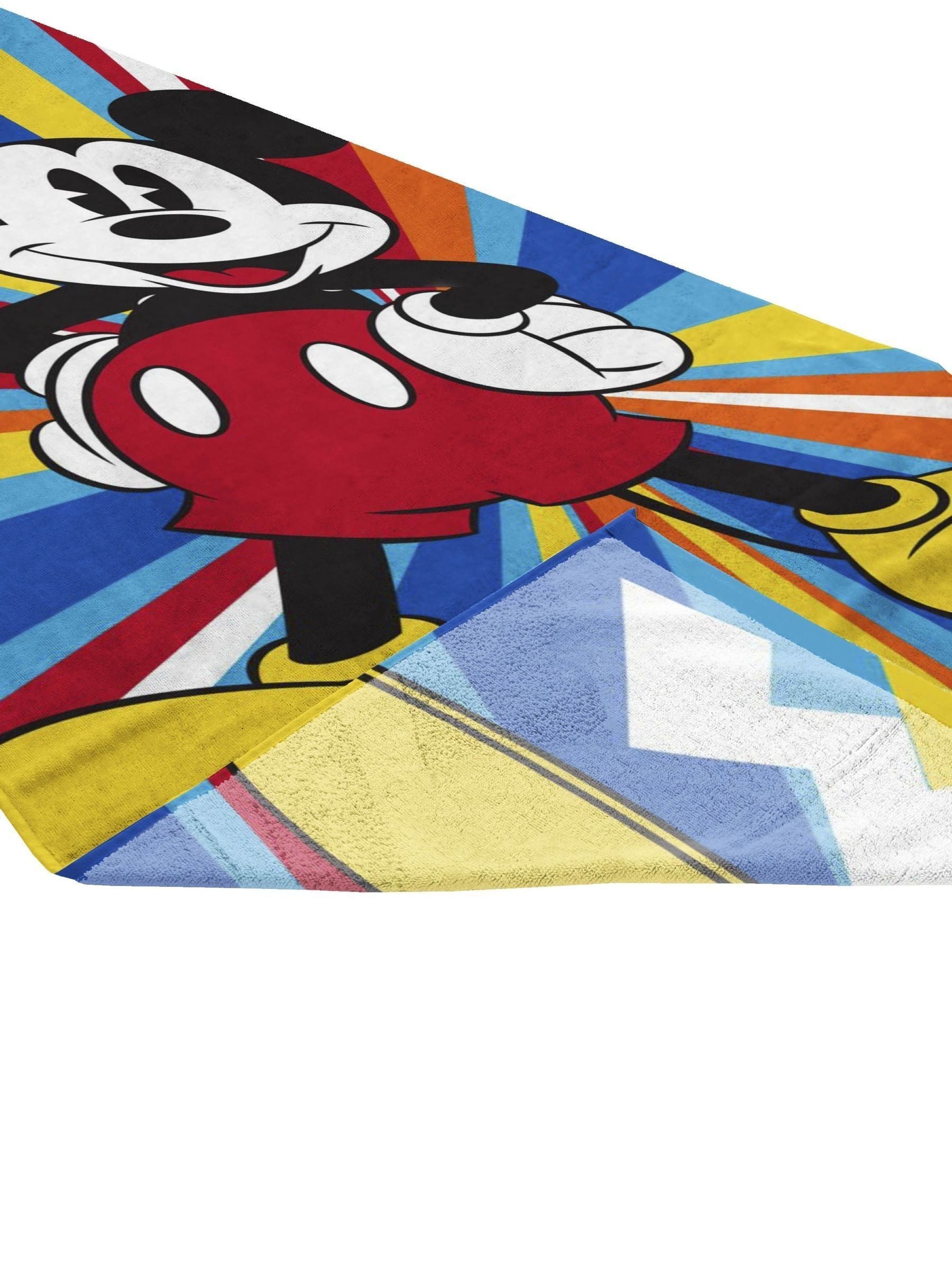 Jay Franco Disney Mickey Mouse cotton beach towel 71x147cm, UK version