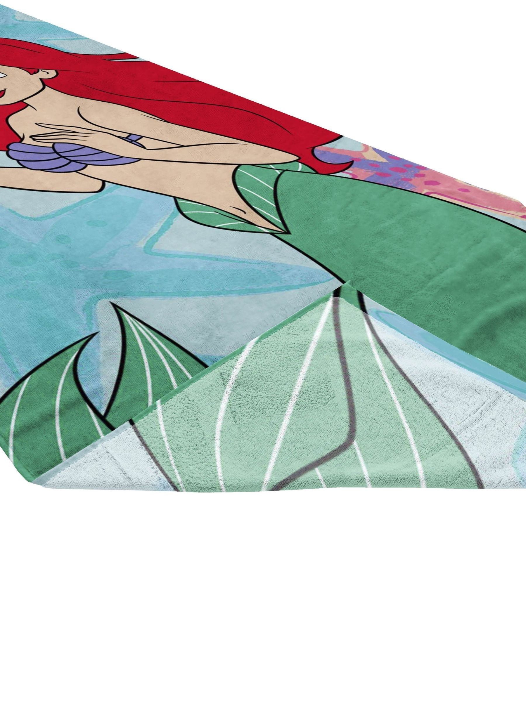 Jay Franco Disney Little Mermaid cotton beach towel, imported from the UK