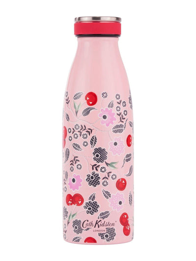 Next زجاجة مياه من الفولاذ المقاوم للصدأ Cath Kidston Pink Cherry 350ML - اشترِ عبر الإنترنت من McGrocer