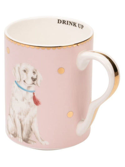 Next Yvonne Ellen Set of 2 Pink Large Labrador Mugs- Buy online at McGrocer
