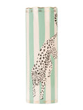 Yvonne Ellen leopard print tall ceramic vase 29cm - British product