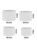 Rust Brown linen easy fit ceiling shade, imported from the UK