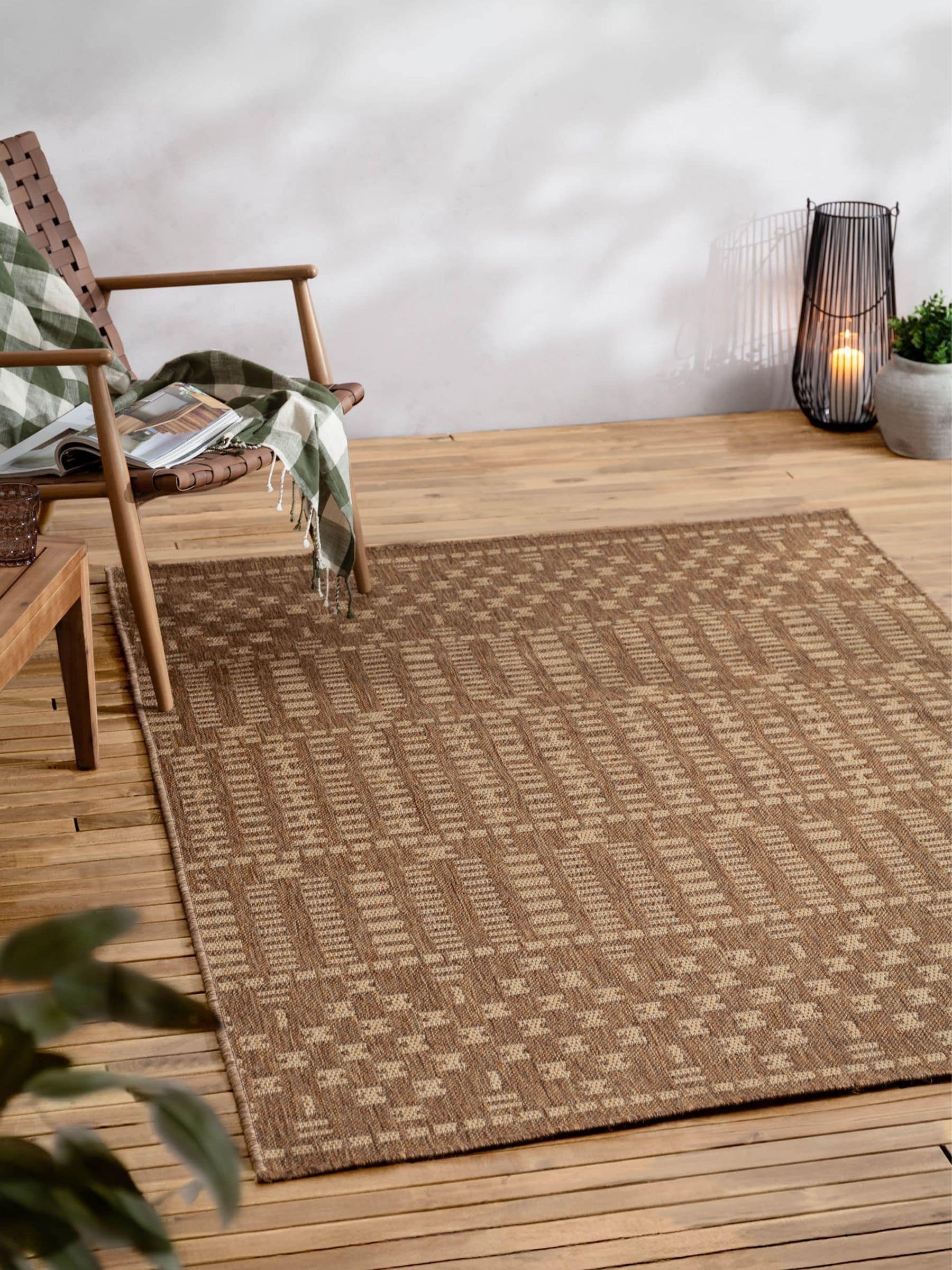 Yard Seagrove jute effect indoor outdoor rug (British brand)