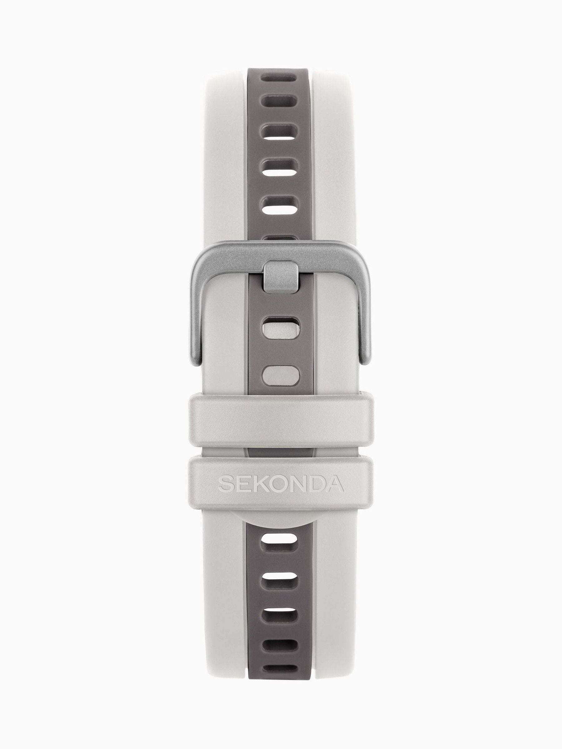Sekonda black 39mm GPS smartwatch with silicone strap (British brand)