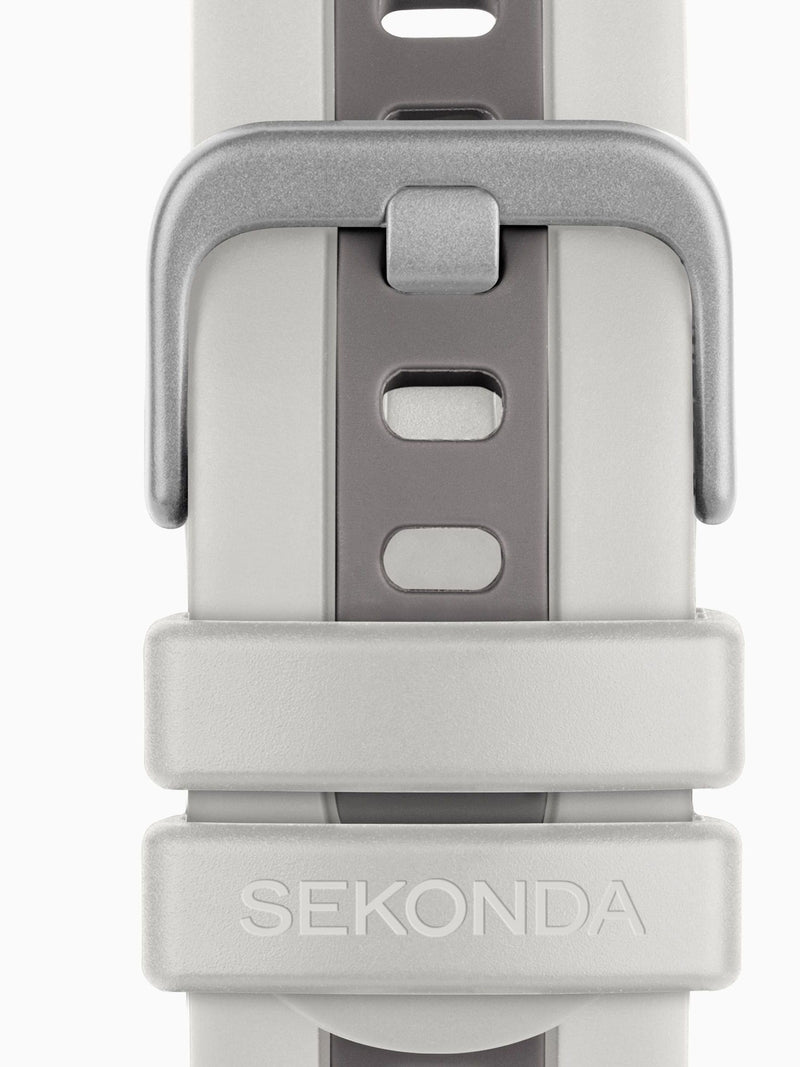 Sekonda black 39mm GPS smartwatch with silicone strap (British brand)