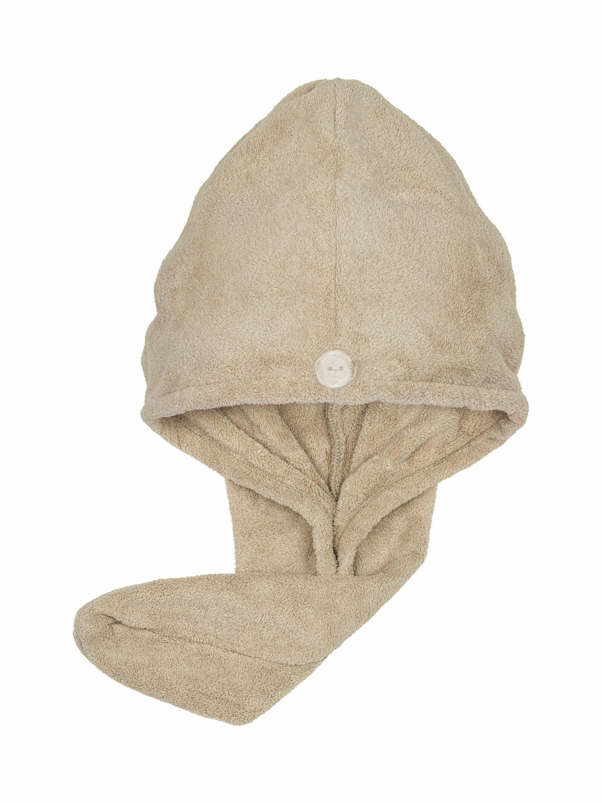 Invisibobble Cozy Wrap beige microfiber towel, imported from the UK