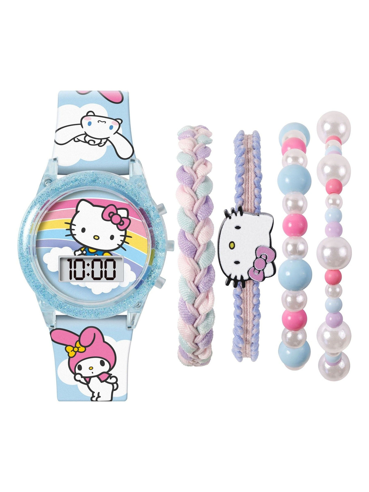 Peers Hardy pink Hello Kitty watch set - British product