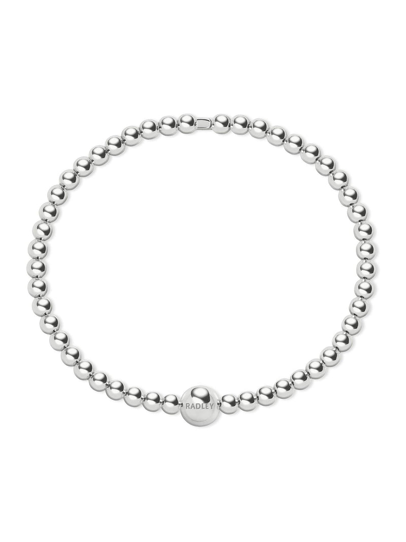 Radley silver plated twist bubble bangle, imported from the UK
