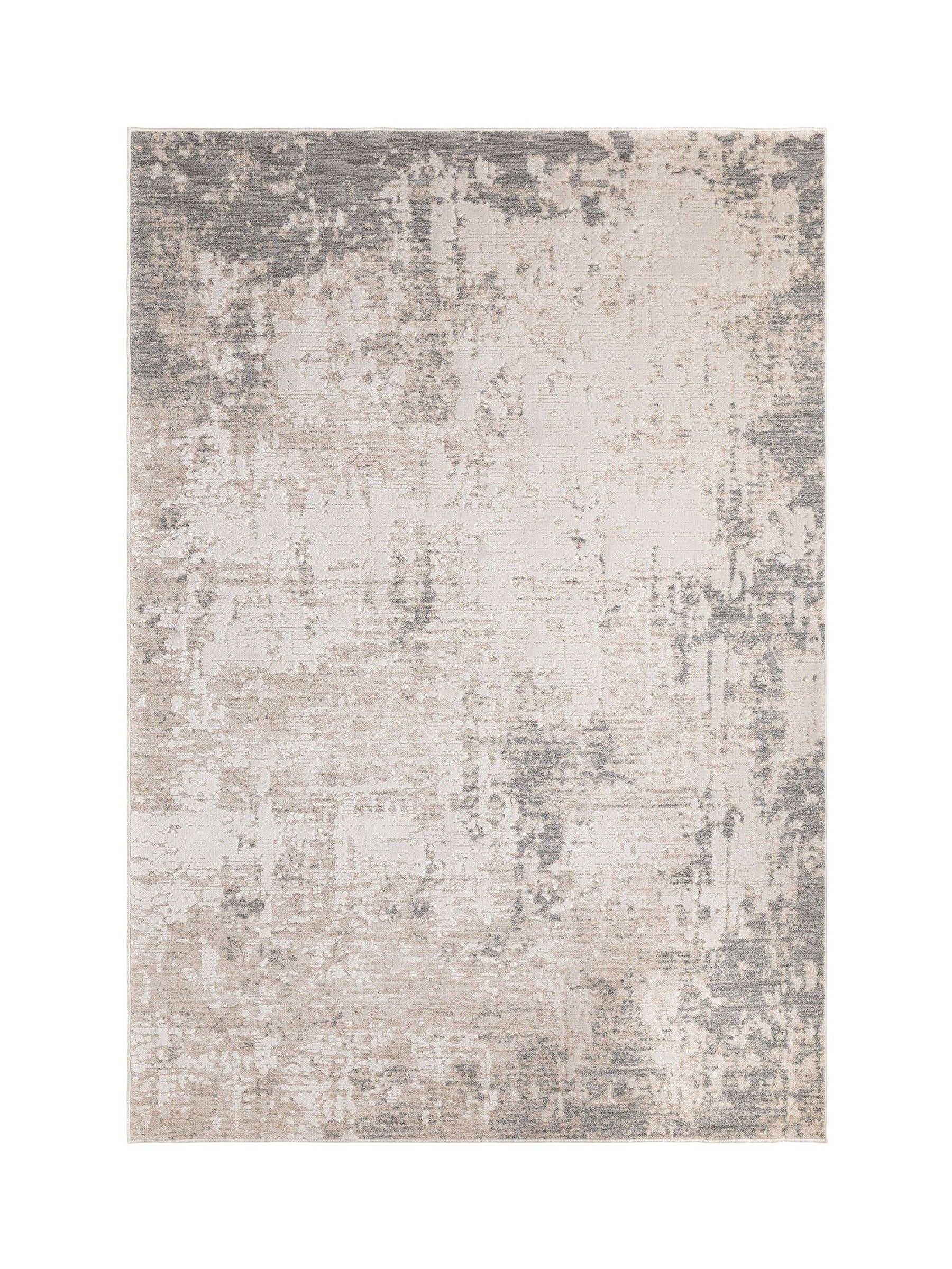 Abstract rug in grey from Anders collection, UK version