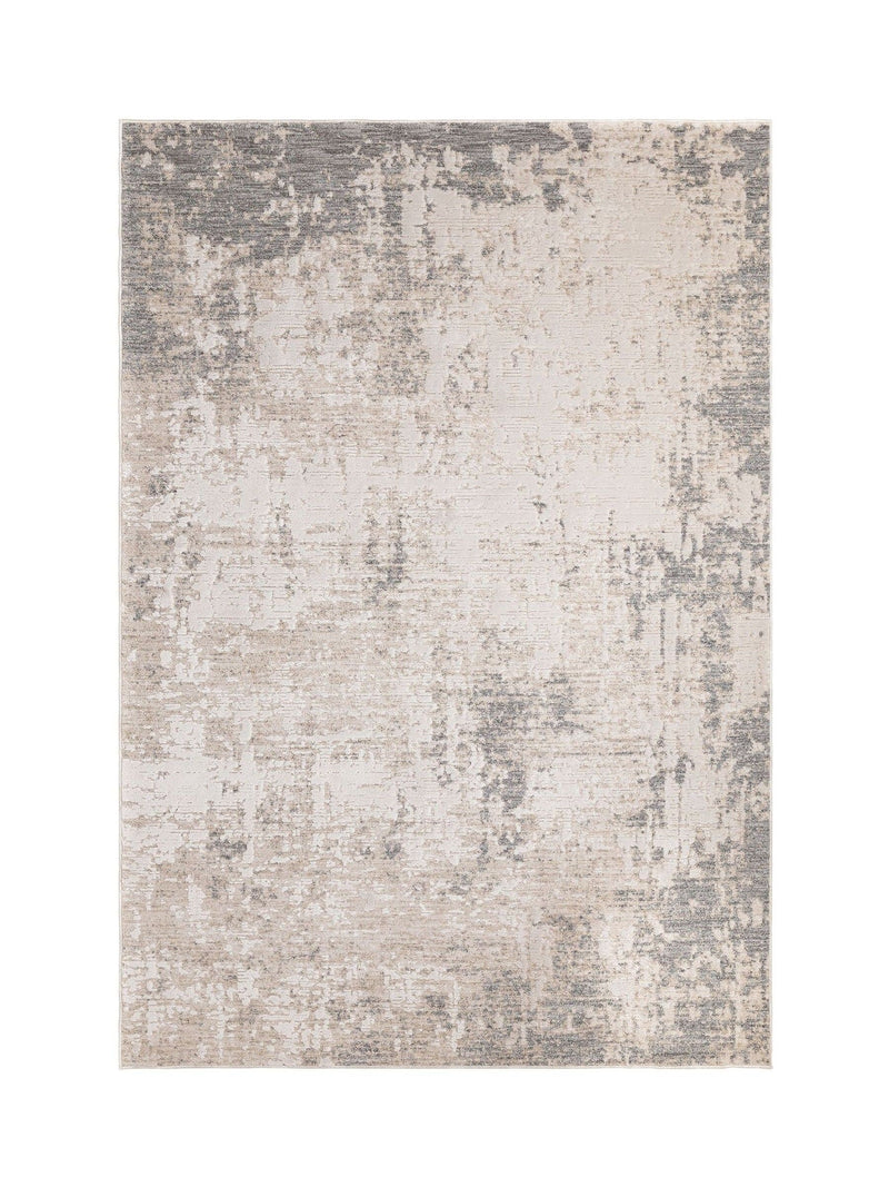 Abstract rug in grey from Anders collection, UK version