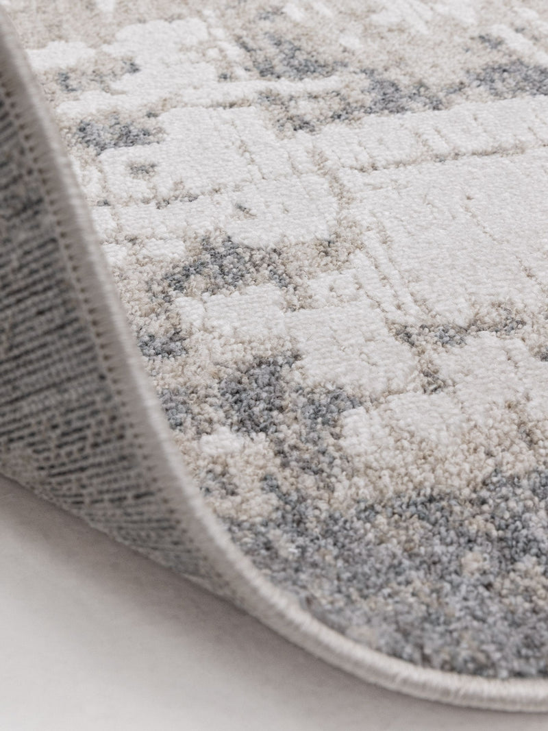 Abstract rug in grey from Anders collection, UK version