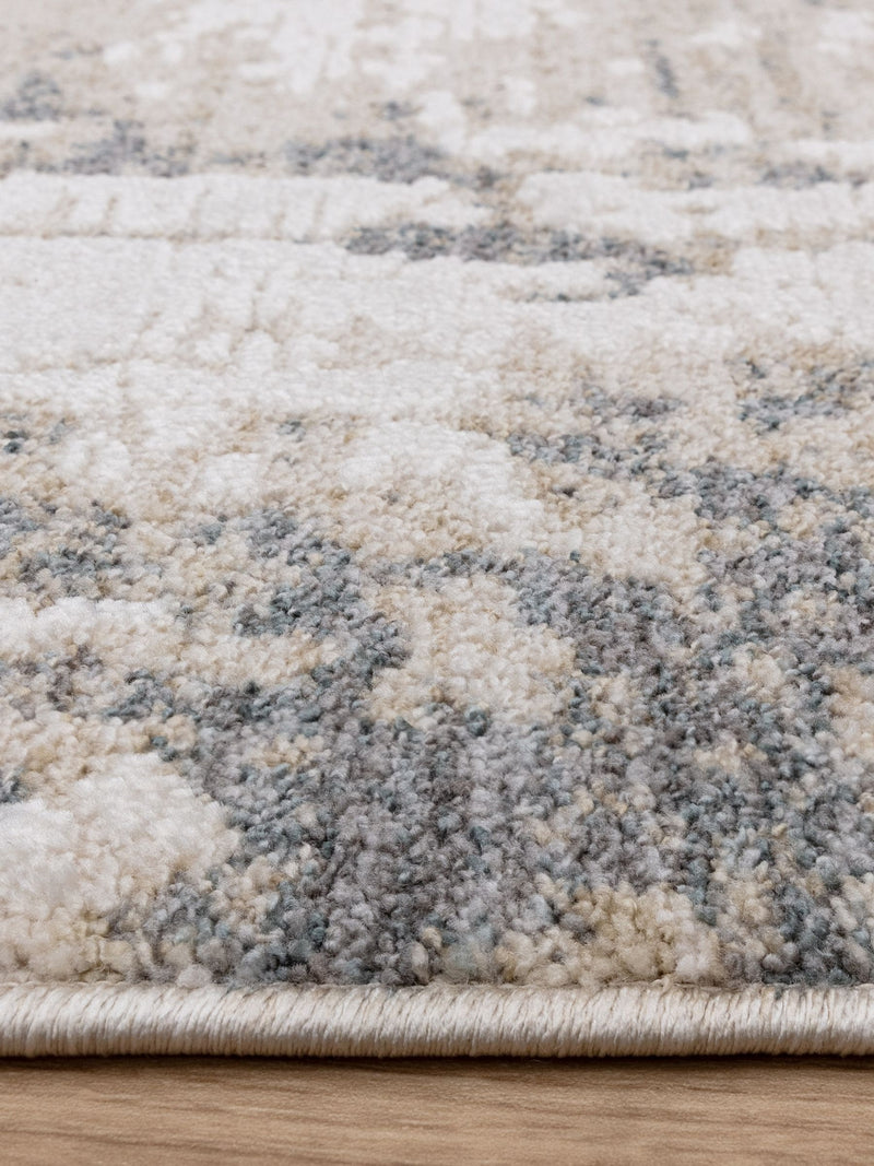 Abstract rug in grey from Anders collection, UK version