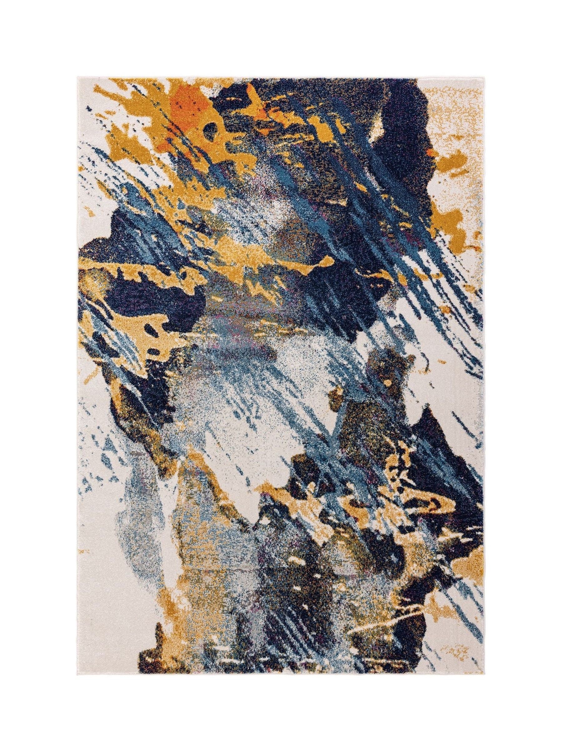 Asiatic Rugs Blue Nova abstract rug polypropylene, UK version
