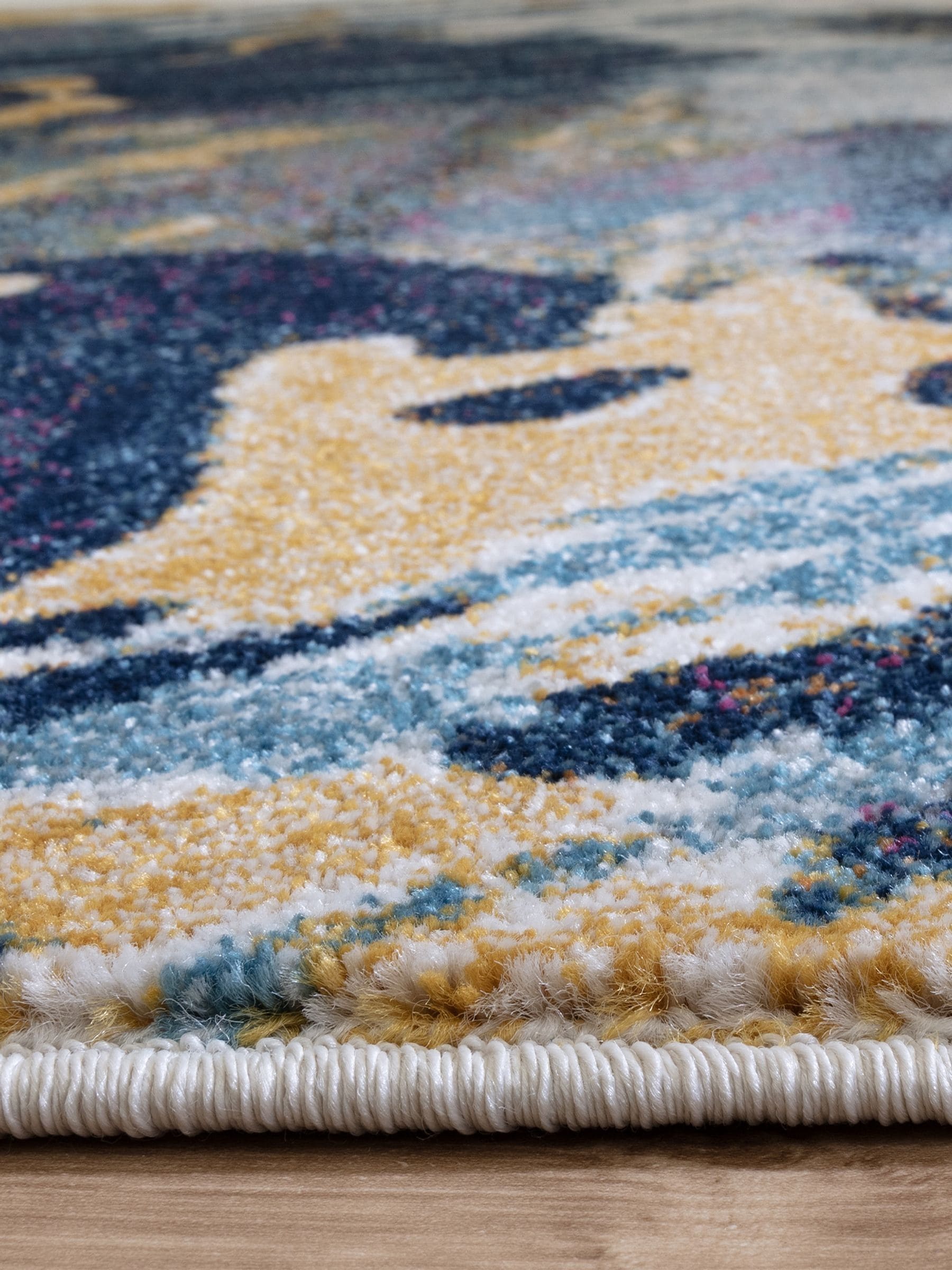Asiatic Rugs Blue Nova abstract rug polypropylene, UK version