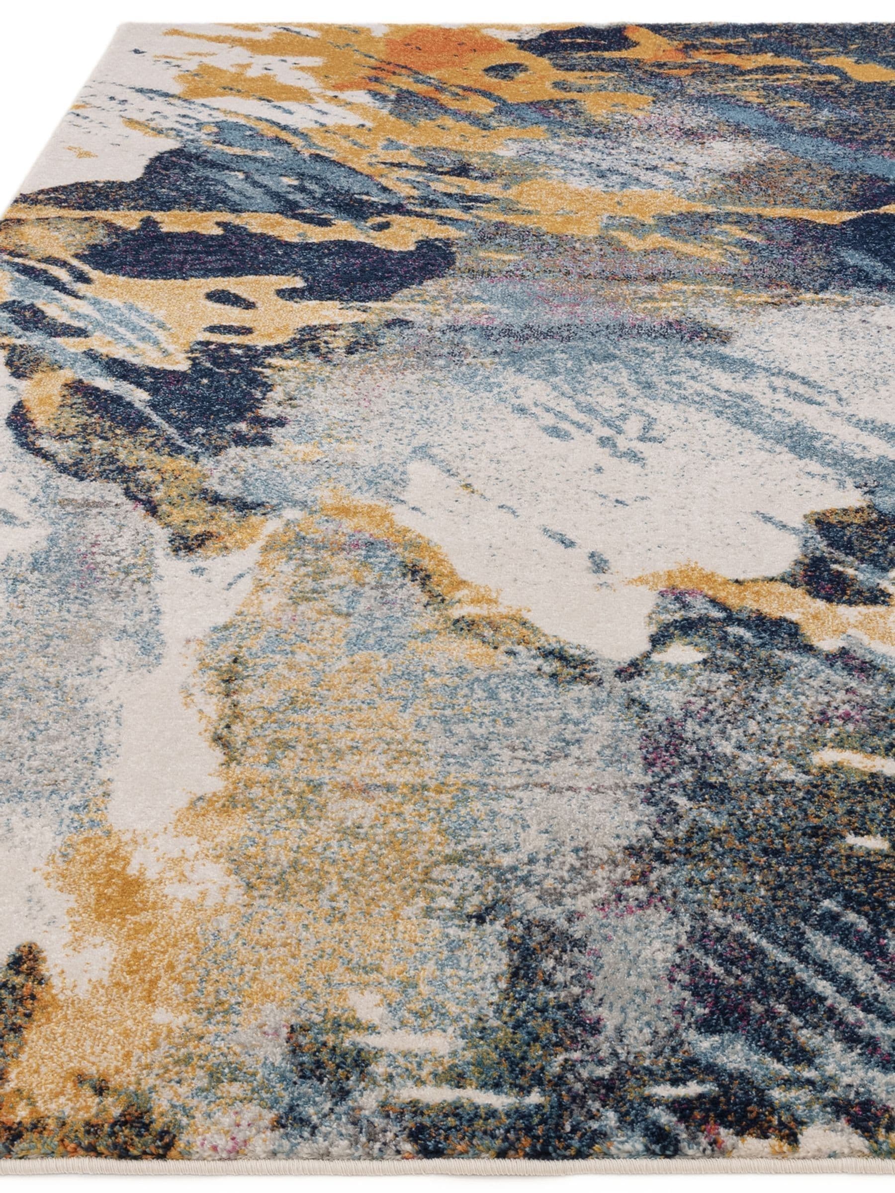 Asiatic Rugs Blue Nova abstract rug polypropylene, UK version
