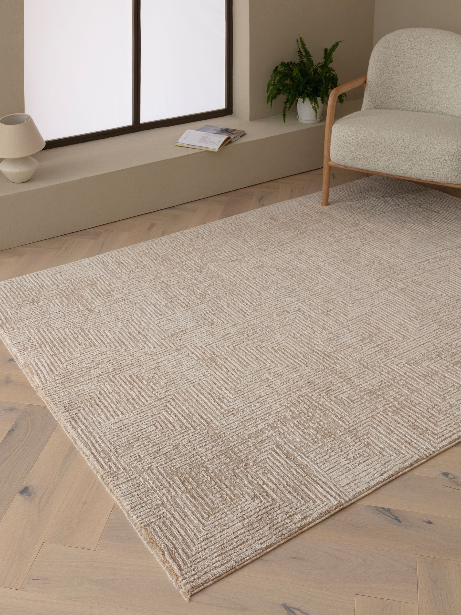 Asiatic Rugs Beige Laurent Geo Rug
