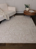 Asiatic Rugs Laurent damask rug beige natural (British brand)