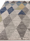 Asiatic Rugs Muse Harlequin rug blue polypropylene, UK version