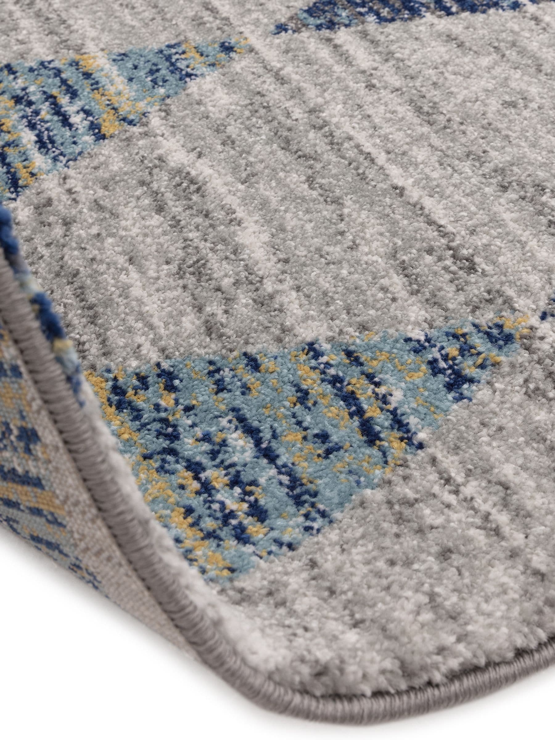 Asiatic Rugs Muse Harlequin rug blue polypropylene, UK version