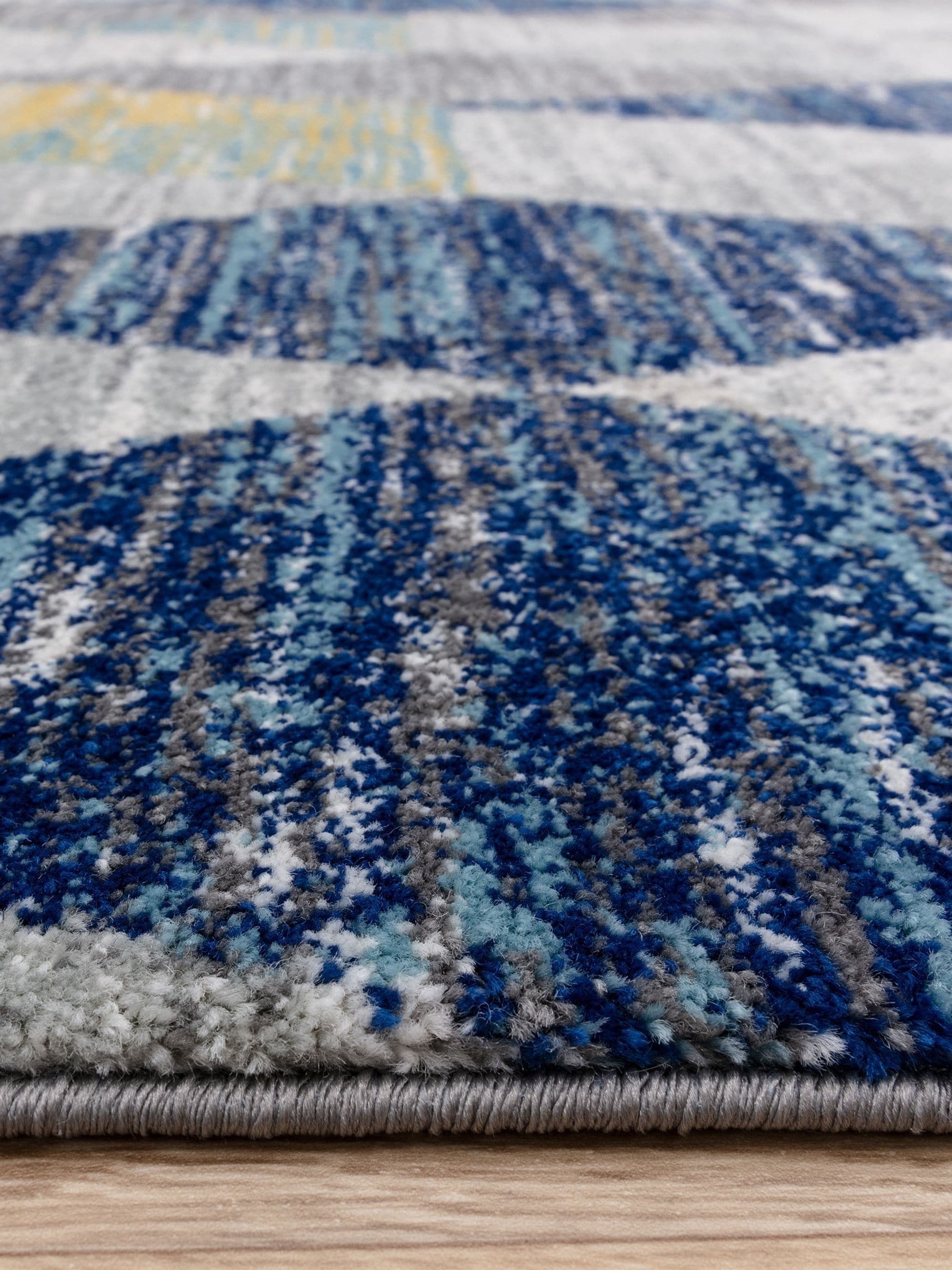 Asiatic Rugs Muse Harlequin rug blue polypropylene, UK version