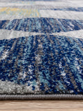 Asiatic Rugs Muse Harlequin rug blue polypropylene, UK version