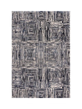 Blue Kuza portrait lustre rug (British brand)