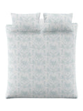 Laura Ashley Set of 2 Seaspray Blue Tuileries 200 Thread Count Cotton Sateen Pillowcases Set